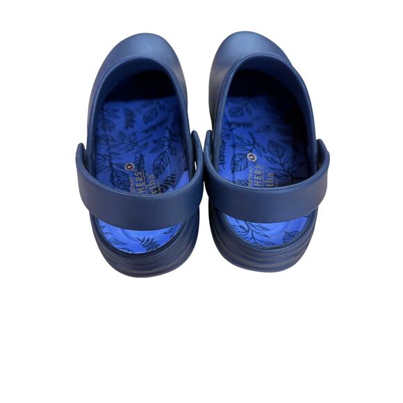 Martha Stewart Skechers Work Shoes Clogs Nevy Blue Rubber Size W8 - Picture 5 of 9